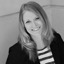 Portrait photo (black and white) of Jennifer Aengst.