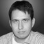Portrait photo (black and white) of Kevin Busse.